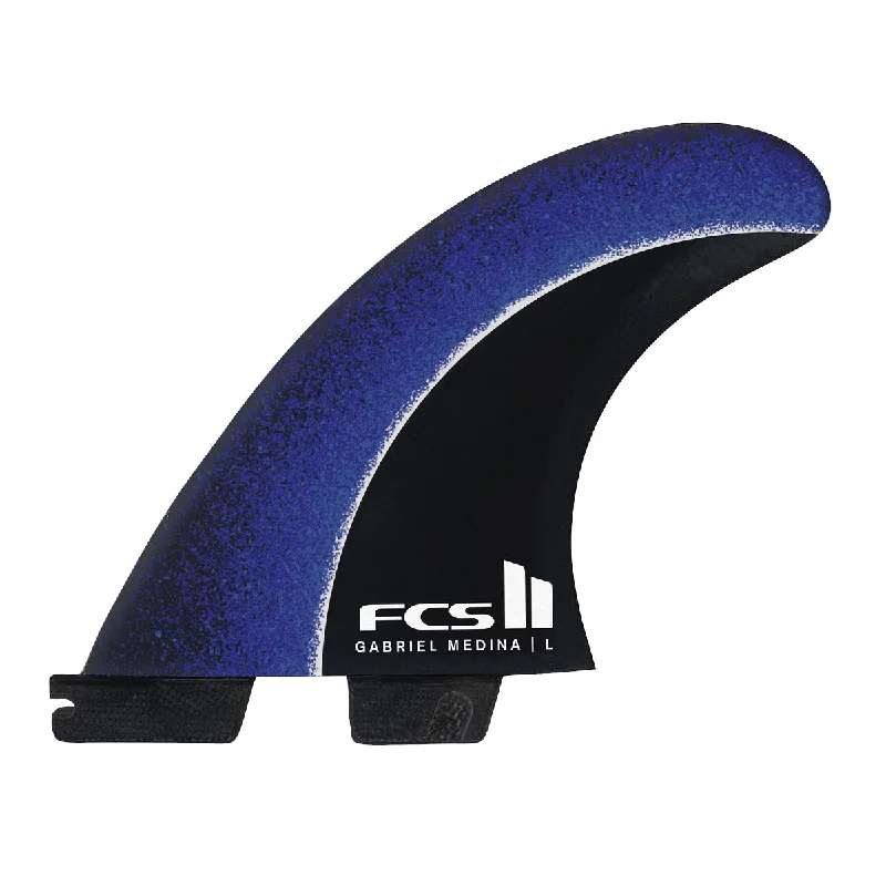 sun-protective surf clothing-FCS 2 GM PC Aircore Tri-Fin Set Blue M