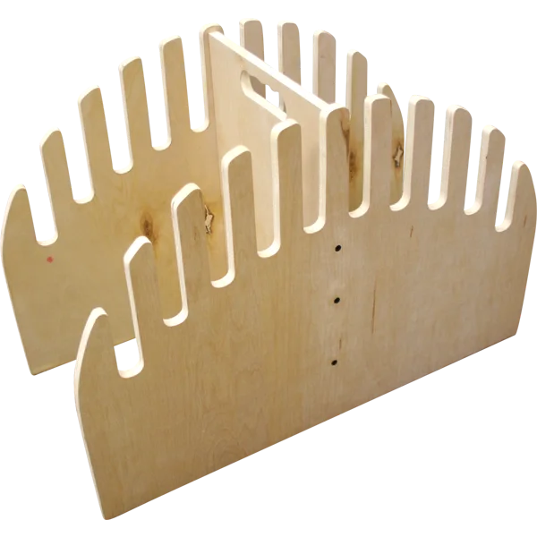 Standing Wood Skimboard Waterfall Rack -10 Slots