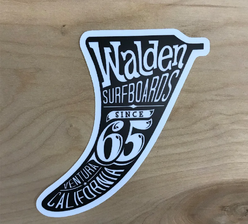 surf fins with high flexibility-Walden big Fin Sticker