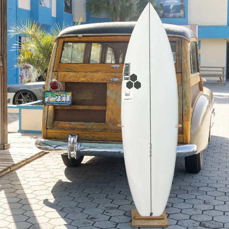 surfboards for better grip on waves-Channel Islands Rocket Wide Squash 5'11 Surfboard - Futures