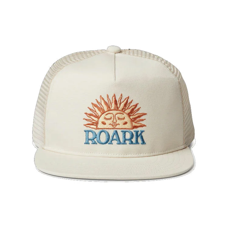 eco-friendly surfboards-Roark Station Trucker Hat Bone