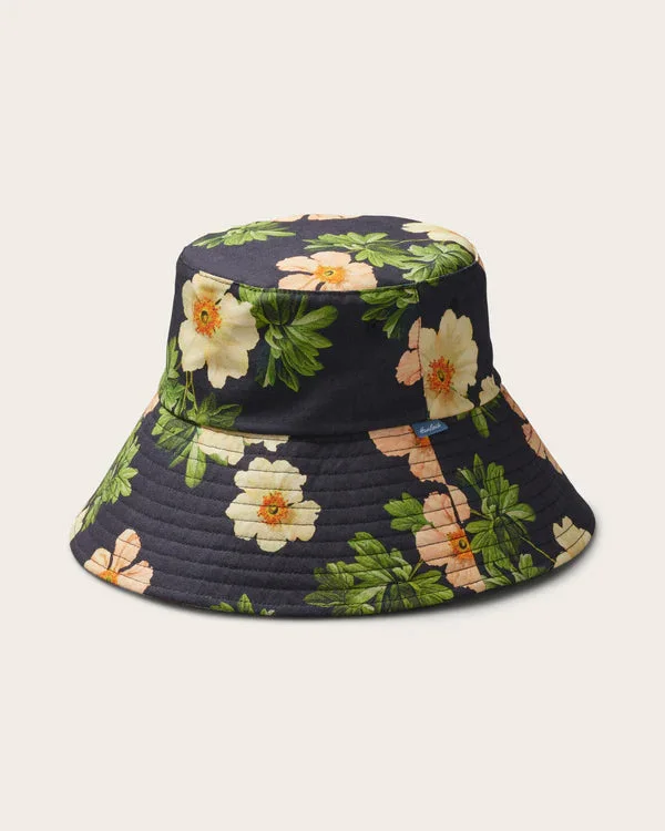 surfboards with great flexibility-Hemlock Bali Wide Brim Bucket in Floral