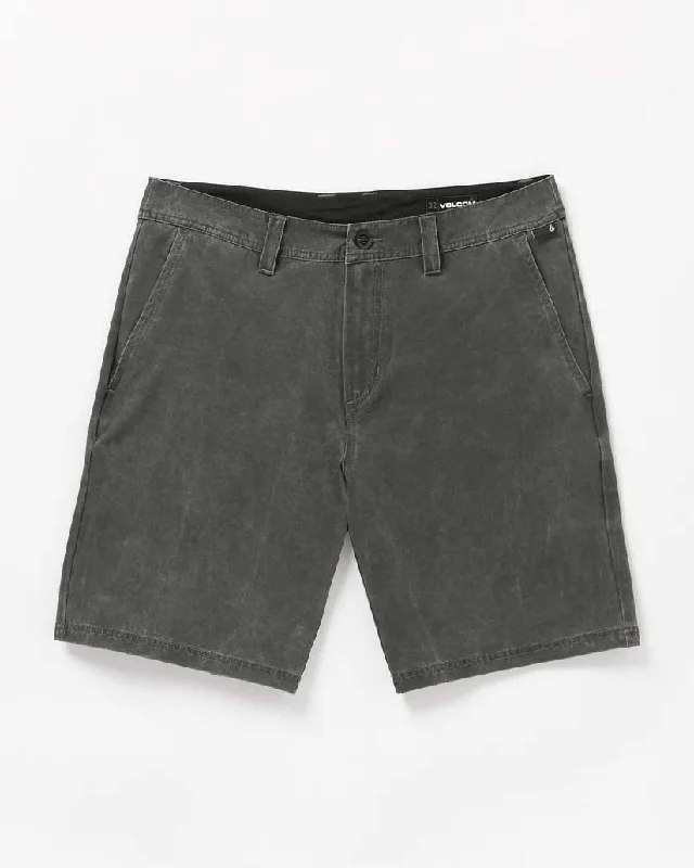 surfboards for comfortable foot positioning-Volcom Stone Faded Hybrid Stealth 19" Walkshort