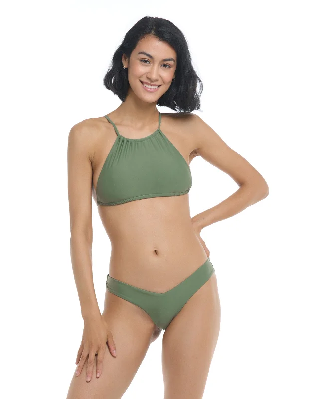 surf shorts with quick-dry fabric-Smoothies Sage Swim Top - Cactus