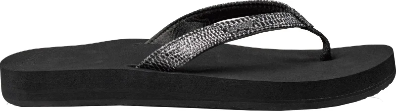 Reef Star Cushion Sassy Women's Sandals - Black Silver