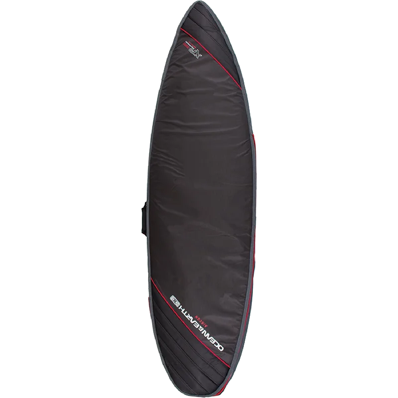 O&E Aircon Shortboard Cover Black/Red