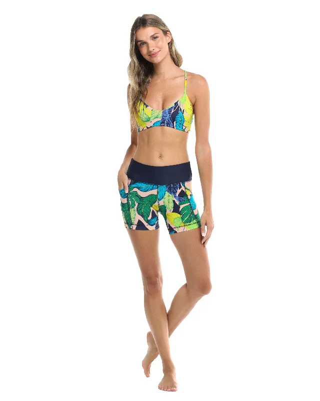 best surf clothing for women-Manoa Falls Alani Bikini Top - Nightfall