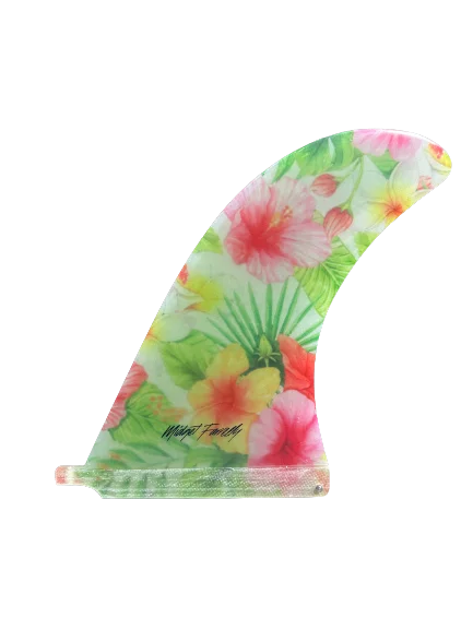 9.75" Log Noserider Fin Floral