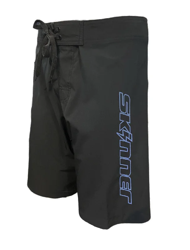 surf shorts with quick-dry fabric-Skinner Surfboards 4 way Stretch Boardshorts - Black