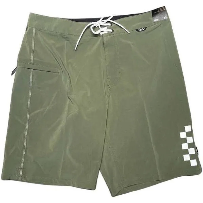 surfboards with high buoyancy-Vans Daily Solid Boardshort Olivine