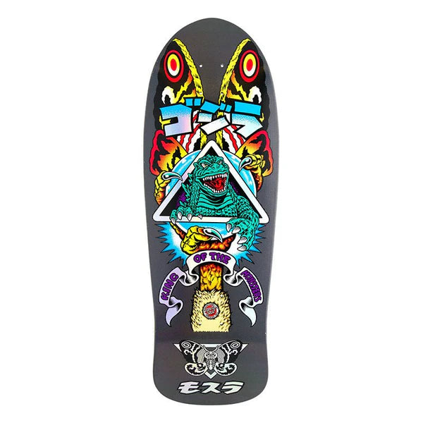 lightweight surfboards for easy handling-Santa Cruz Mothra Natas Godzilla Deck 10.538