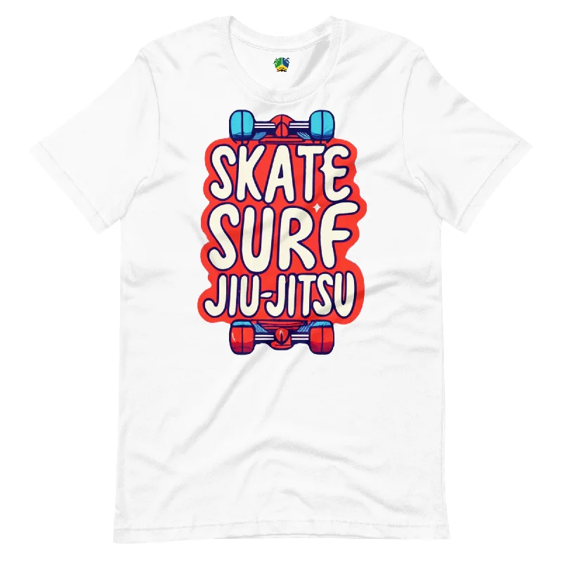 surf jackets for wind protection-SSBJJ "Skate Surf Jiu-Jitsu" T-shirt (Made in USA)