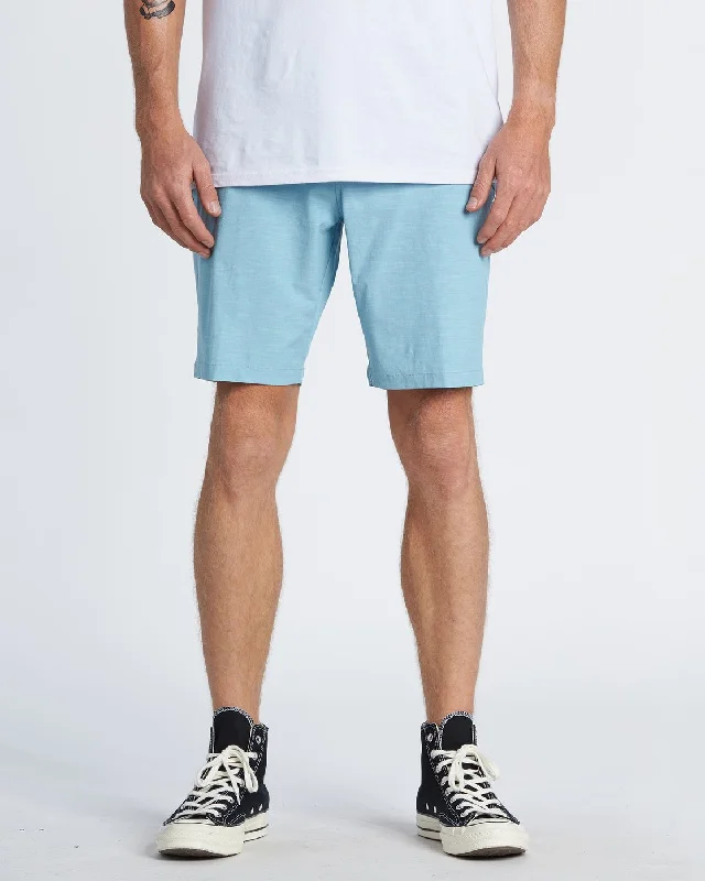 surf tanks for easy movement-Billabong New Order X Overdye Submersibles Shorts - Harbour Blue