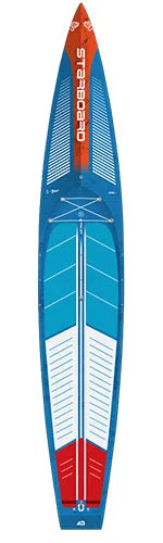 single-fin surfboards for relaxed rides-2025 STARBOARD 14’0” x 27” GEN R BLUE CARBON SUP WITH CARRYING CASE