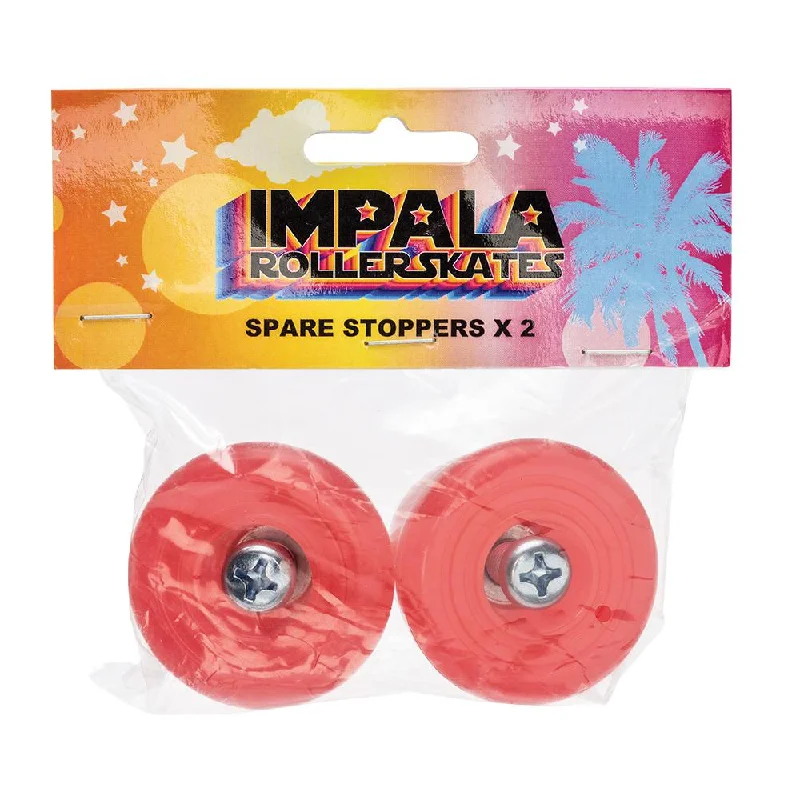 surf dresses for casual beach wear-Impala Skate Spare Stoppers 2 Units Red