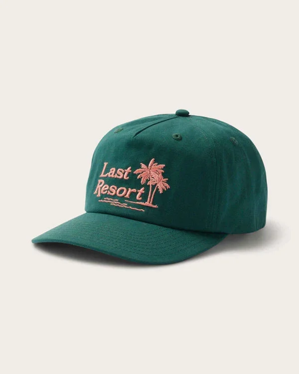 surfboards for smooth paddling-Hemlock Last Resort 5 Panel Hat Clover