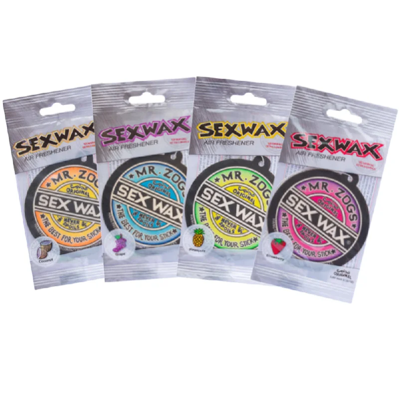 best surf clothing for women-Sex Wax Air Freshener - Mixed 4 Pack