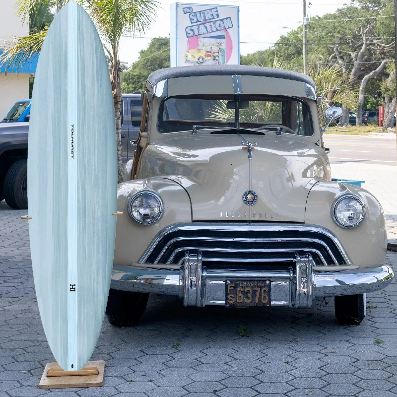 surfboards for high performance in big swells-Thunderbolt Red Harley Ingleby Mid 6 Mini 6'8 Surfboard - FCS II