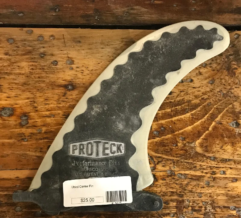 quad fins for surfboards-Used Proteck Fin 7"