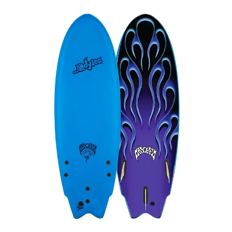 surfboards with great grip-CATCH SURF ODYSEA X LOST RNF FISH 5'5" MIDNIGHT BLUE 2022