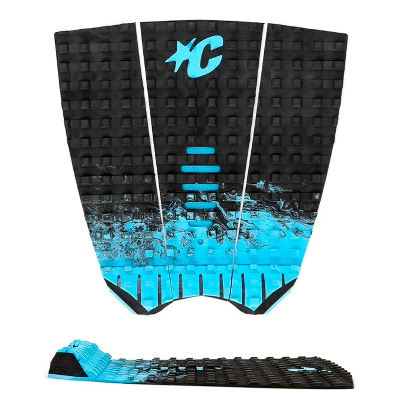 Creatures of Leisure Mick Fanning Performance Traction Pad - Black/Fluro Red Fade