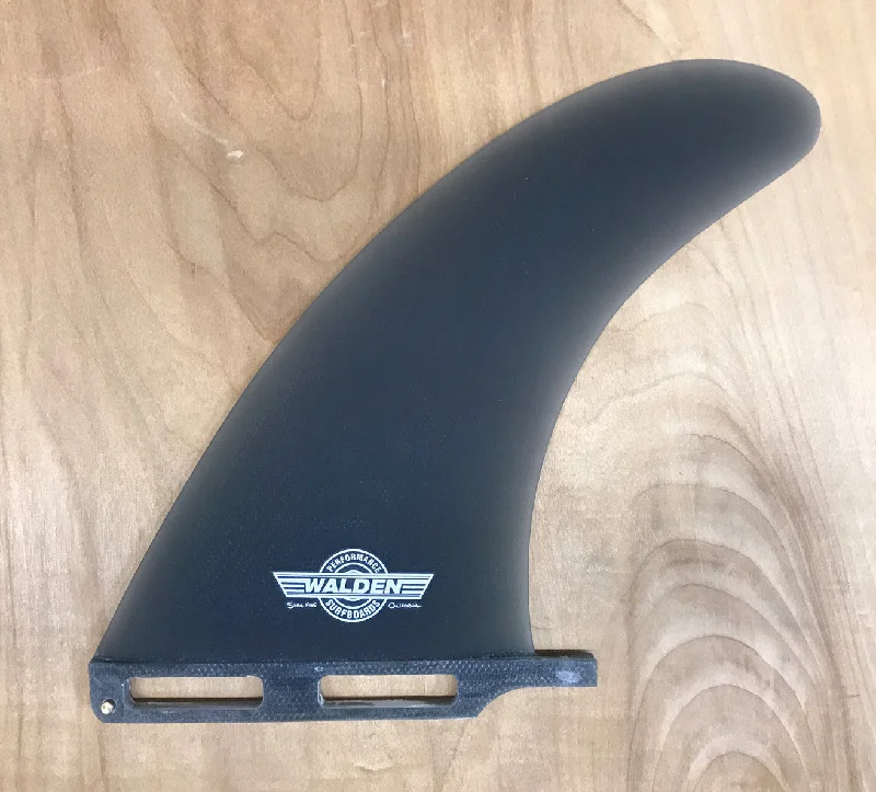 surfboard fins for maximum grip-Walden Wide Base Fin - Smoke