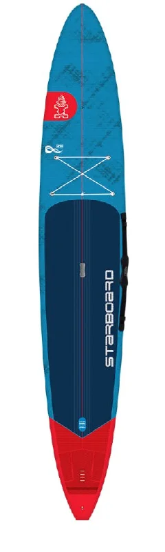 surfboards for smooth transitions-2025 STARBOARD 12'6" x 28" GENERATION BLUE CARBON SUP BOARD