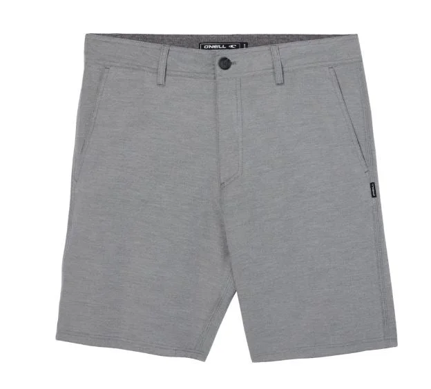 lightweight surf t-shirts for men-O'neill Reserve Light Check 19" Shorts - Graphite