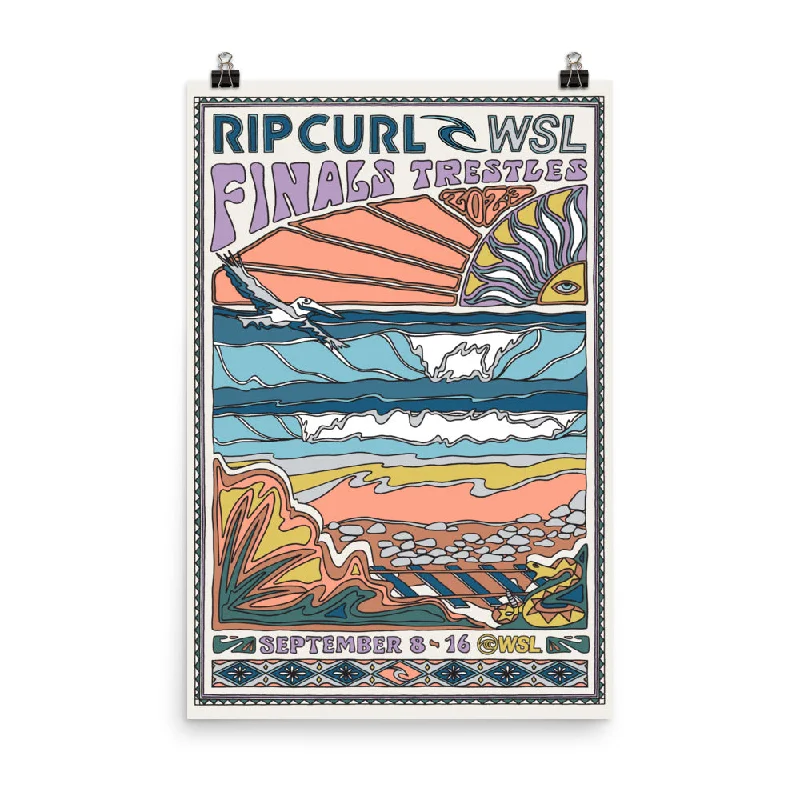 2023 Rip Curl WSL Finals Official Poster