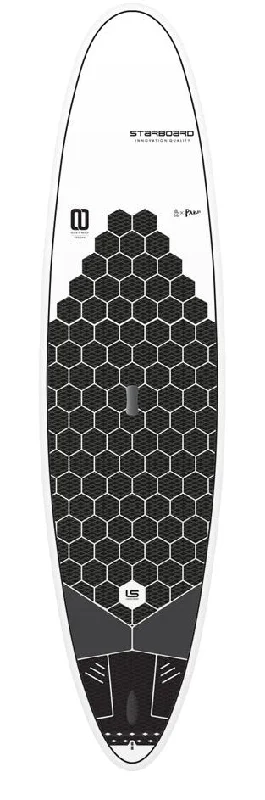 surfboards with adjustable features for comfort-2024 STARBOARD LONGBOARD 9'5" x 30" LIMITED SERIES WHITE SUP BOARD