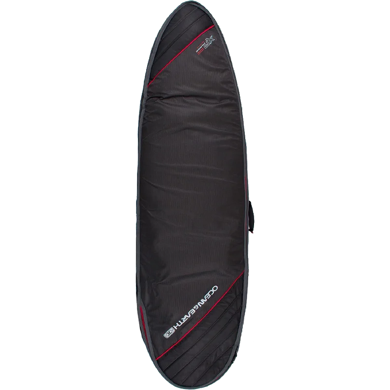 O&E Triple Compact Fish Cover Black/Red/Grey