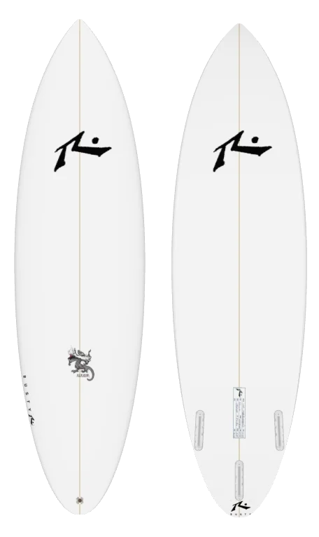 surf fins for maximum control on the wave face-Slayer 5'10" x 19.0 X 2.31 - 27.90L, Round Pin, 3x  Futures Fin Boxes, PU - ID:931692