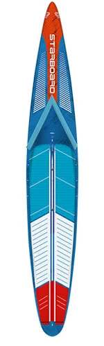 surfboards for powerful wave rides-2025 STARBOARD 14'0" x 26" ALL STAR BLUE CARBON SANDWICH SUP BOARD WITH CARRYING CASE