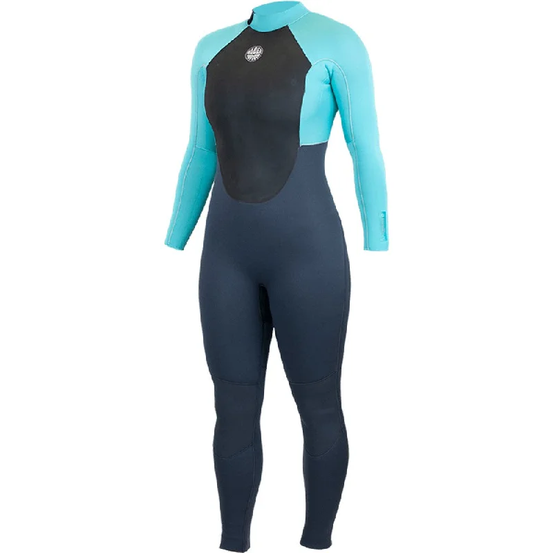 Alder Stealth Womens 3/2mm Back Zip Wetsuit - Graphite