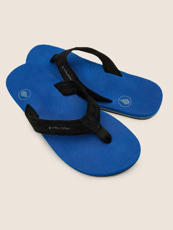 Volcom  Driftin Leather Mens Sandal - True Blue