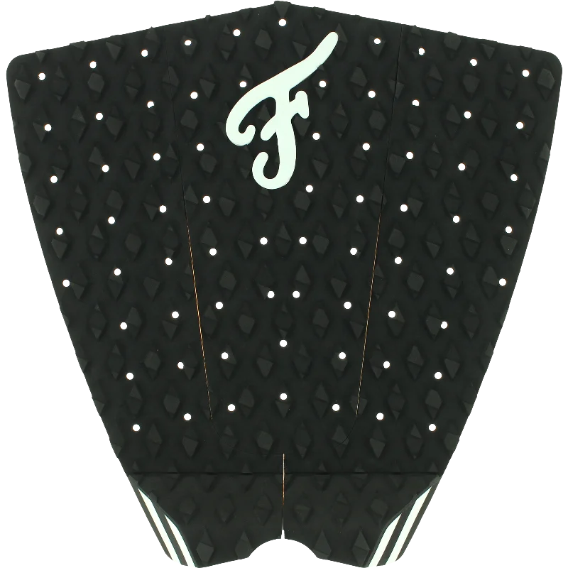 Famous Fillmore Black/White Surfboard Traction Pad - 3 PIECES