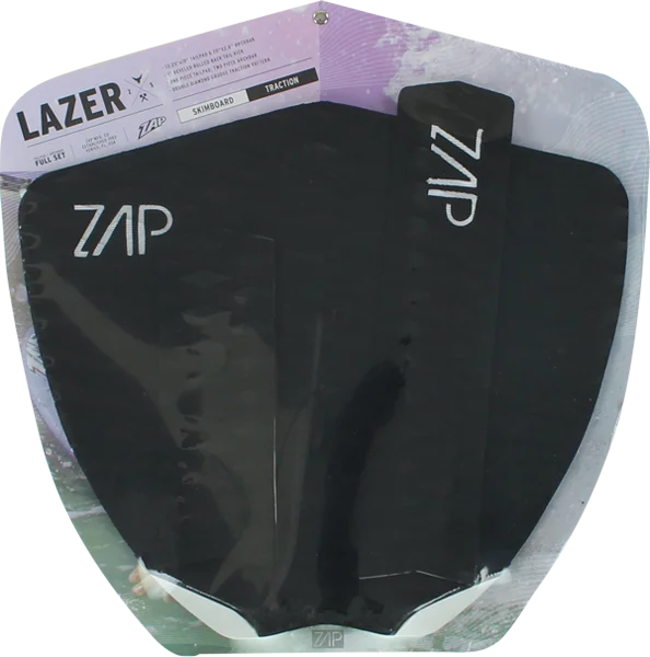 Zap Lazer Tail and Arch Bar Traction Pad Set Black