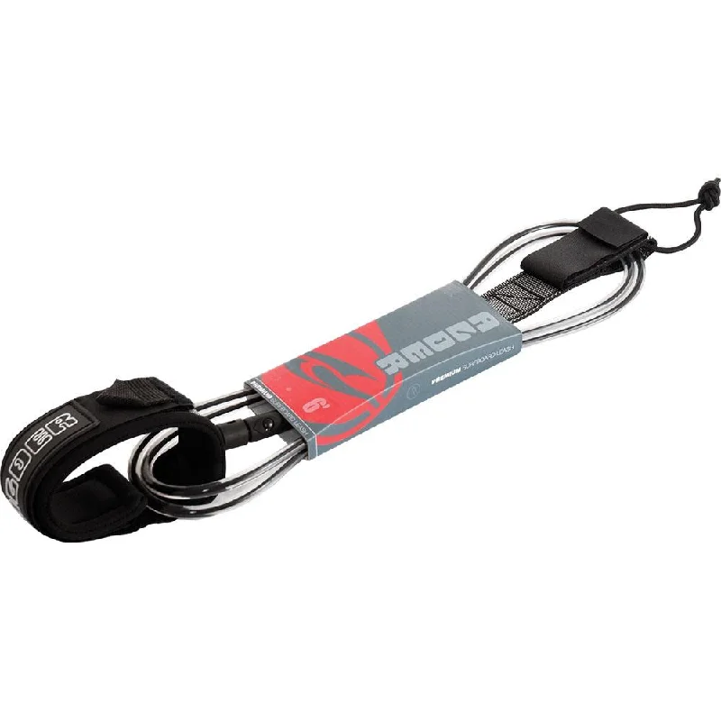 Alder 7ft Surfboard Leash - Black