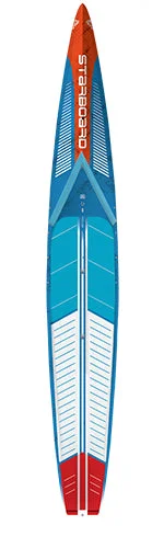 surfboards for relaxed surfing sessions-2025 STARBOARD 14'0" x 23" ALL STAR BLUE CARBON SANDWICH SUP BOARD WITH CARRYING CASE