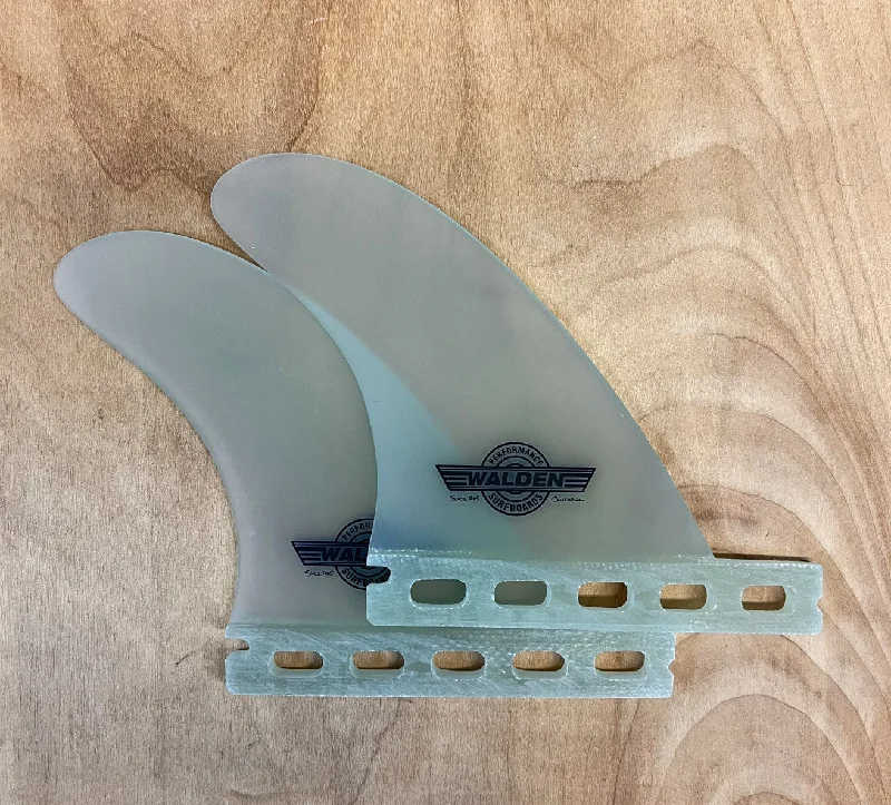 lightweight fins for responsive surfing-Glass Futures side fins - clear