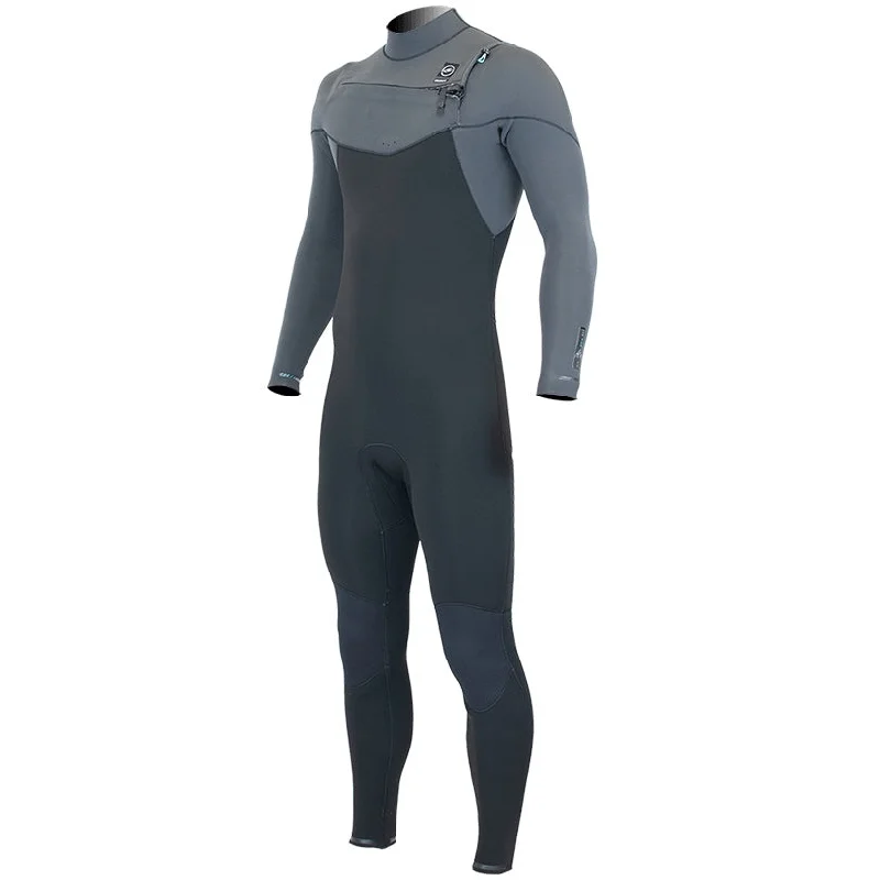 Alder Evo Fire Mens 5/4mm Chest Zip Wetsuit - Jet