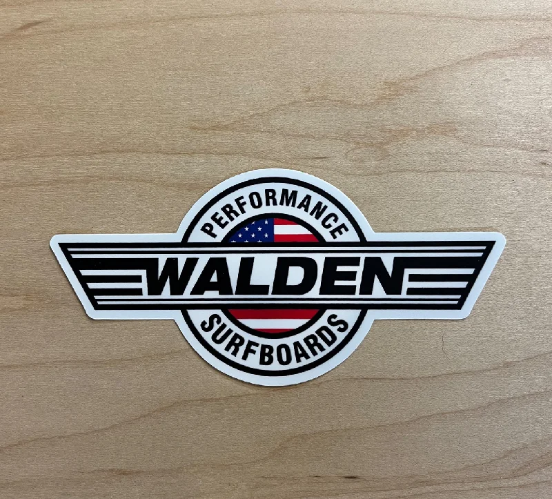 high-performance surf fins for maneuvers-Walden Flag Sticker