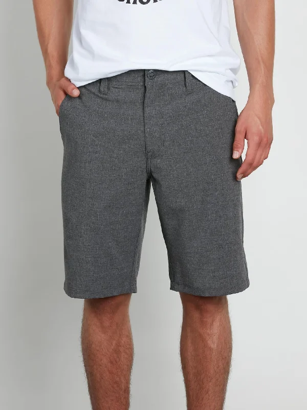 men’s surf jackets for cooler days-VOLCOM Frickin Surf N' Turf Static Hybrid Shorts - Charcoal Heather