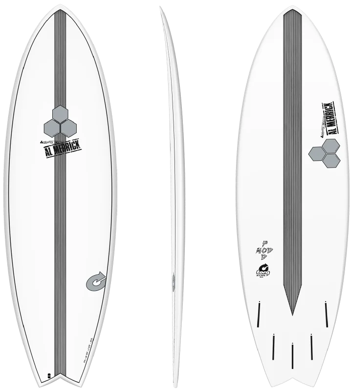 surfboards for all skill levels-5'6 Channel Islands Pod Mod white