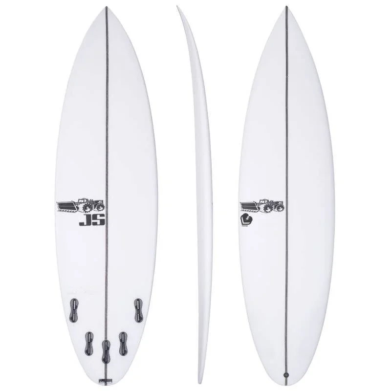 surfboards for challenging conditions-JS FORGET ME NOT II ROUND TAIL 6'4" PE FCS II