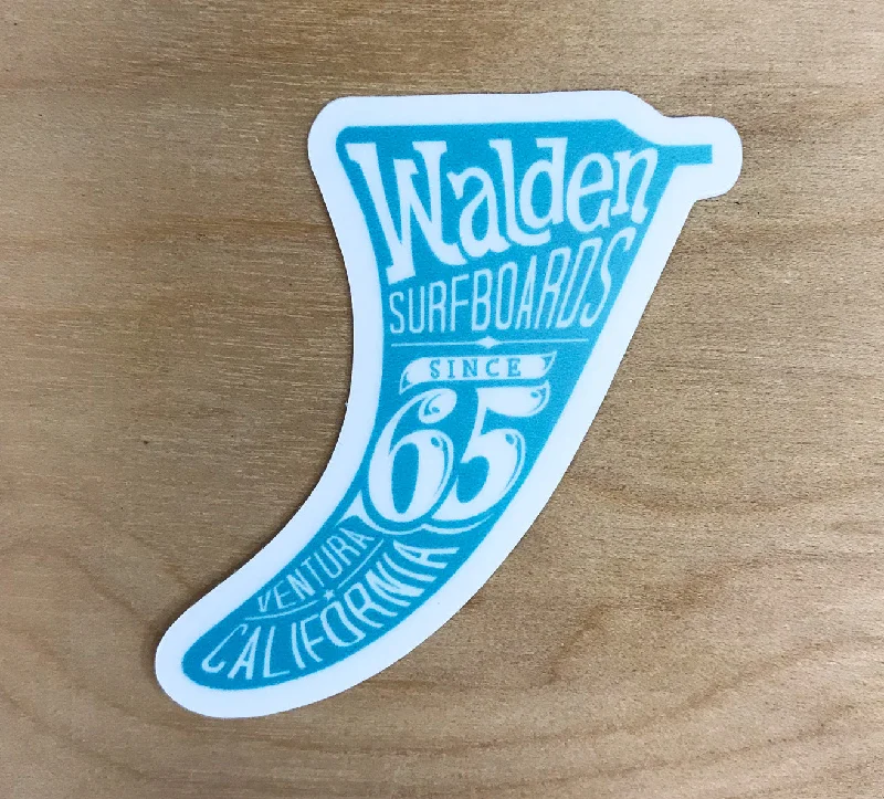 surf fins for balanced performance-Walden  Fin Sticker