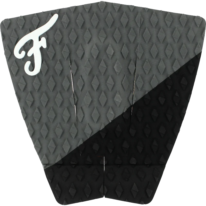 Famous Port Coal/Black Surfboard Traction Pad - 3 PIECES