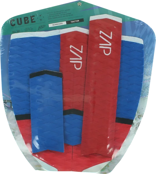 Zap Cube Tail and Arch Bar Traction Pad Set Blue/Red/White