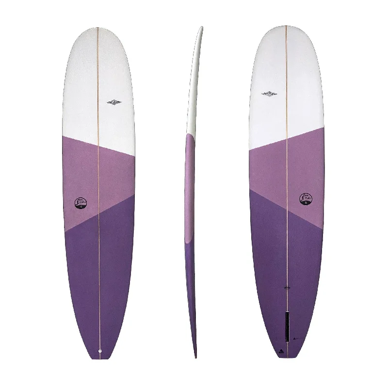 surfboards with high buoyancy for beginners-Next Noserider EPS Surfboard (Purple)