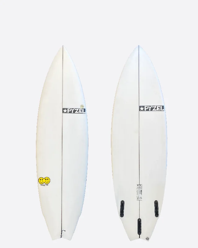 surfboards with low drag for speed-PYZEL 5’10 Happy Twin Surfboard